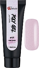 Nail Poly Gel - Nails Molekula Poly Gel 06 Pink Sand — photo N3