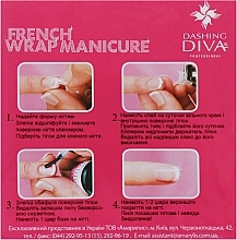 French Manicure Tips Set - Dashing Diva French Wrap Plus Thick Trial Size  — photo N2