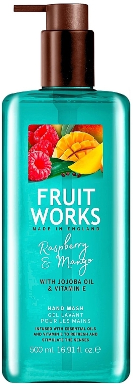 Raspberry & Mango Hand Soap - Grace Cole Fruit Works Hand Wash Raspberry & Mango — photo N1