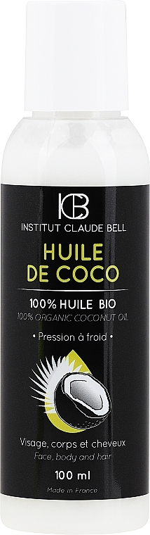 Coconut Oil - Institut Claude Bell Organic Coconut Oil — photo N1