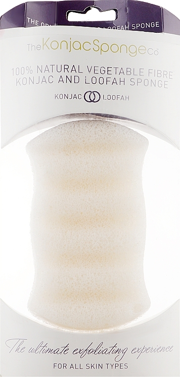 Sponge - The Konjac Sponge Company Konjac & Loofah Mix Body Sponge — photo N3