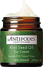 Fragrances, Perfumes, Cosmetics Kiwi Seed Oil Eye Cream - Antipodes Kiwi Seed Oil Eye Cream