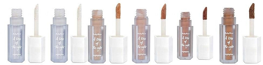 Face Highlighter - Ruby Rose Kiss Of The Light Liquid Highlighter — photo N3