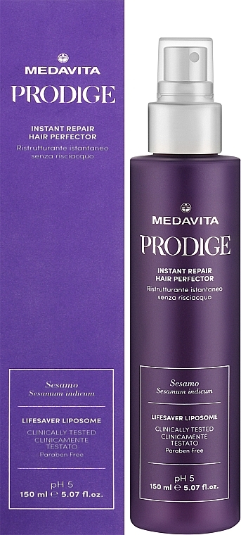 Hair Spray - Medavita Prodige Instant Repair Hair Perfector — photo N2