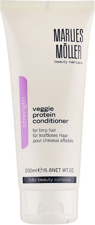 Vegetable Protein Conditioner for Weak Hair - Marlies Moller Strength Veggie Protein Conditioner — photo N3