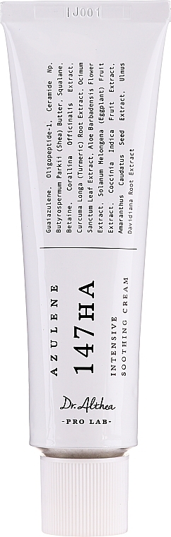 Face Cream - Dr. Althea Pro Lab Azulene 147HA Intensive Soothing Cream — photo N1
