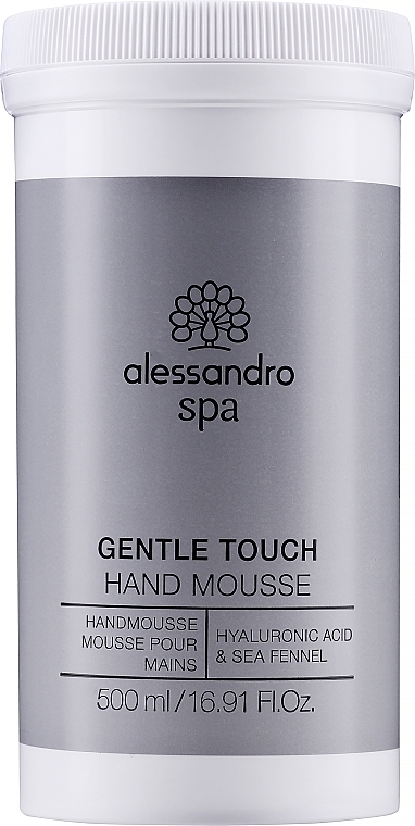 Hand Mousse - Alessandro International Spa Gentle Touch Hand Mousse Salon Size — photo N1