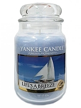 Fragrances, Perfumes, Cosmetics Scented Candle - Yankee Candle Life's A Breeze With Pure Natural Extract