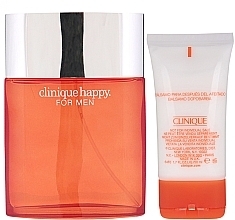 Fragrances, Perfumes, Cosmetics Clinique Happy for men - Set (edt 100ml + a/sh balm 50ml)