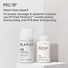 Restoration Of Hair Structure Blond Intense Moisture Mask - Olaplex №8 Blond Intense Moisture Mask — photo N5