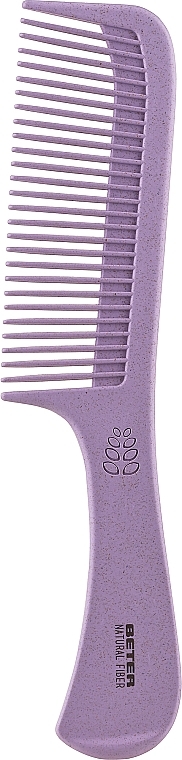 ヘアブラシ、パープル - Beter Natural Fiber Styling Comb — photo N1