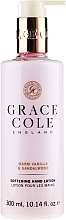 Fragrances, Perfumes, Cosmetics Hand Lotion "Vanilla and Sandalwood" - Grace Cole Warm Vanilla & Sandalwood Softening Hand Lotion