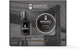 Fragrances, Perfumes, Cosmetics Beard Care Set - Barbers Brooklyn (beard/oil/30ml + beard/balm/50ml)