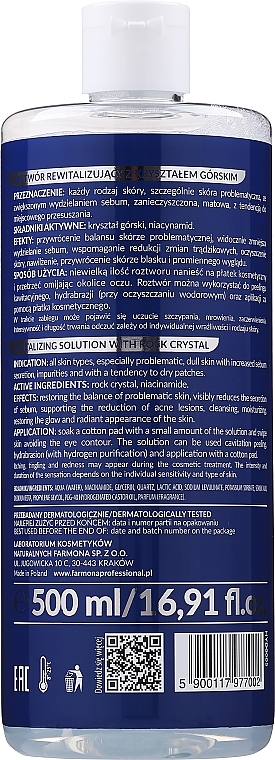 Revitalizing Solution With Rock Crystal - Farmona Professional Hydra Technology Revitalizing Solution — photo N3