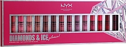 Fragrances, Perfumes, Cosmetics Set - NYX Professional Makeup Diamonds & Ice (lip gloss/14x8ml)