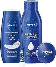 キット - NIVEA Classic Love Gift Set (sh/gel/250ml + b/milk/400ml + lip/balm/5,5ml + f/cr/30ml) — photo N2