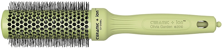 Thermal Brush, 35 mm - Olivia Garden Ceramic+Ion Blossom Green — photo N1