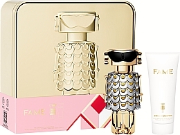 Fragrances, Perfumes, Cosmetics Paco Rabanne Fame - Set (edp/80ml + b/lot/100ml)