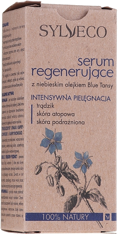 Regenerating Blue Tansy Oil Serum - Sylveco Blue Tansy Regenerating Serum — photo N2