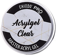 Fragrances, Perfumes, Cosmetics Nail Acryl Gel - Chiodo Pro Acryl Gel Clear Gel