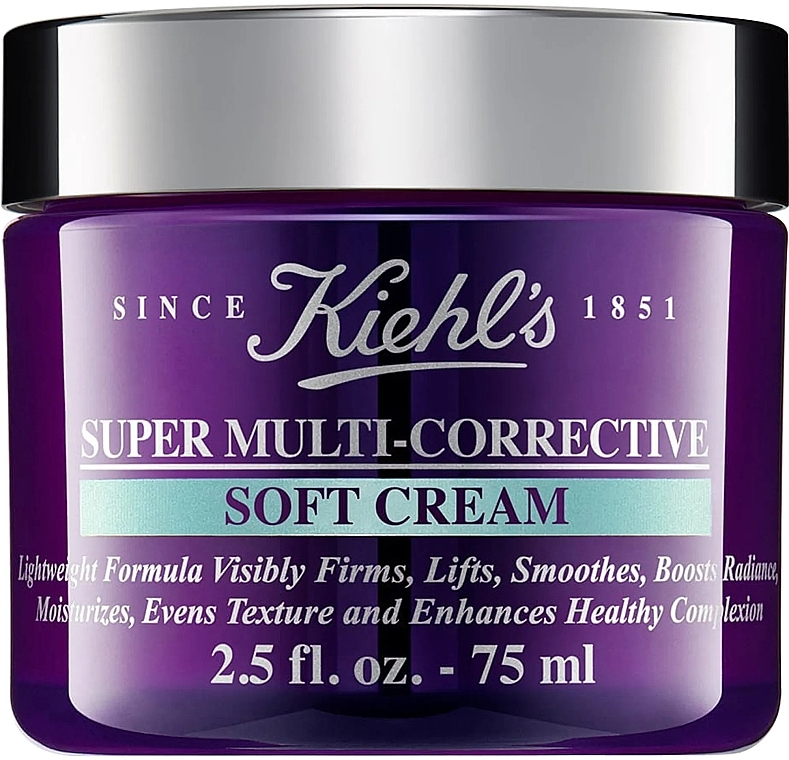 Anti-Aging Face Moisturizer - Kiehl's Super Multi Corrective Soft Cream — photo N1