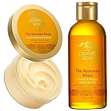 Fragrances, Perfumes, Cosmetics Set - Avon Planet Ajurweda (b/butter/200ml + b/oil/150ml)