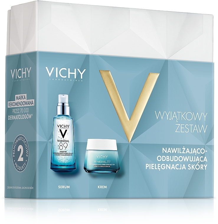 Face Care Set - Vichy Mineral 89 (booster/50ml + cr/50ml) — photo N1