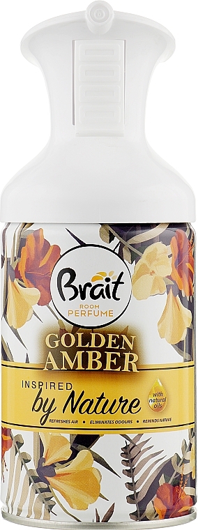 Air Freshener "Golden Amber" - Brait Inspired By Nature — photo N1