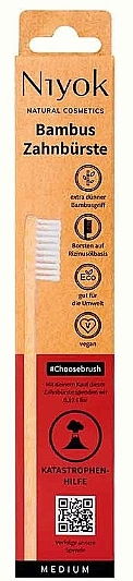 Bamboo Toothbrush - Niyok Adult Toothbrush Choosebrush — photo N1