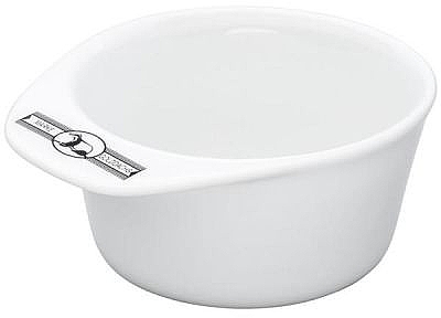 Ceramic Shaving Bowl with Handle - Golddachs — photo N1