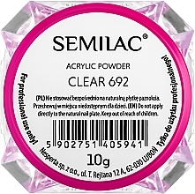 Fragrances, Perfumes, Cosmetics Nail Acrilyc Powder - Semilac Acrylic Powder