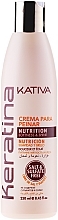 Fragrances, Perfumes, Cosmetics Strengthening Styling Keratin Cream for All Hair Types - Kativa Keratina Styling Cream 