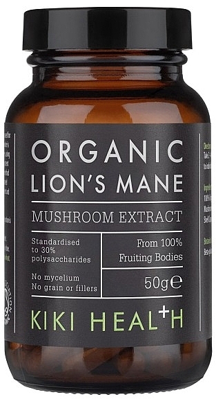 サプリメント - Kiki Health Organic Lion's Mane Mushroom Extract — photo N1