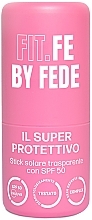 Fragrances, Perfumes, Cosmetics Sunscreen Face Stick - Fit.Fe By Fede The Shielder Transparent Sunscreen Stick SPF50
