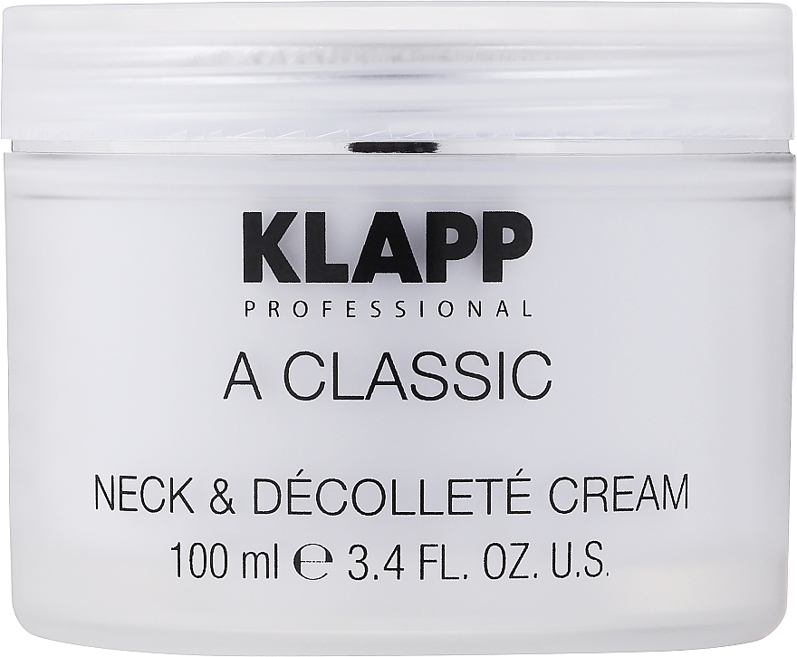 Neck and Decollete Cream - Klapp A Classic Neck & Decollete Cream — photo N3