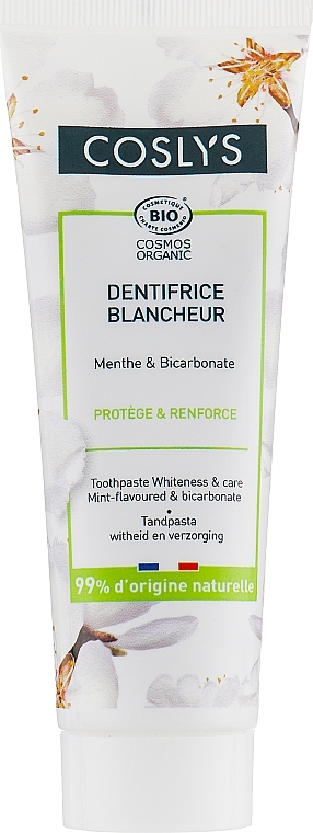 Whitening Toothpaste with Organic Propolis and Mint - Coslys Toothpaste Whiteness & Care  — photo N1