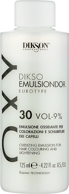 Cream Oxidizer 9% - Dikson Tec Emulsion Eurotype — photo N1