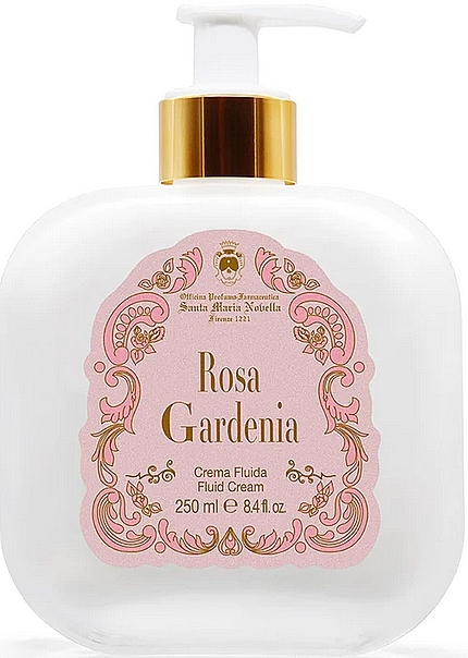 Santa Maria Novella Rosa Gardenia - Body Fluid Cream (pump) — photo N1