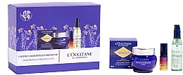 Fragrances, Perfumes, Cosmetics Set - L'Occitane Immortelle Precious (oil-in-serum/5ml + f/cr/50ml + water/30ml)