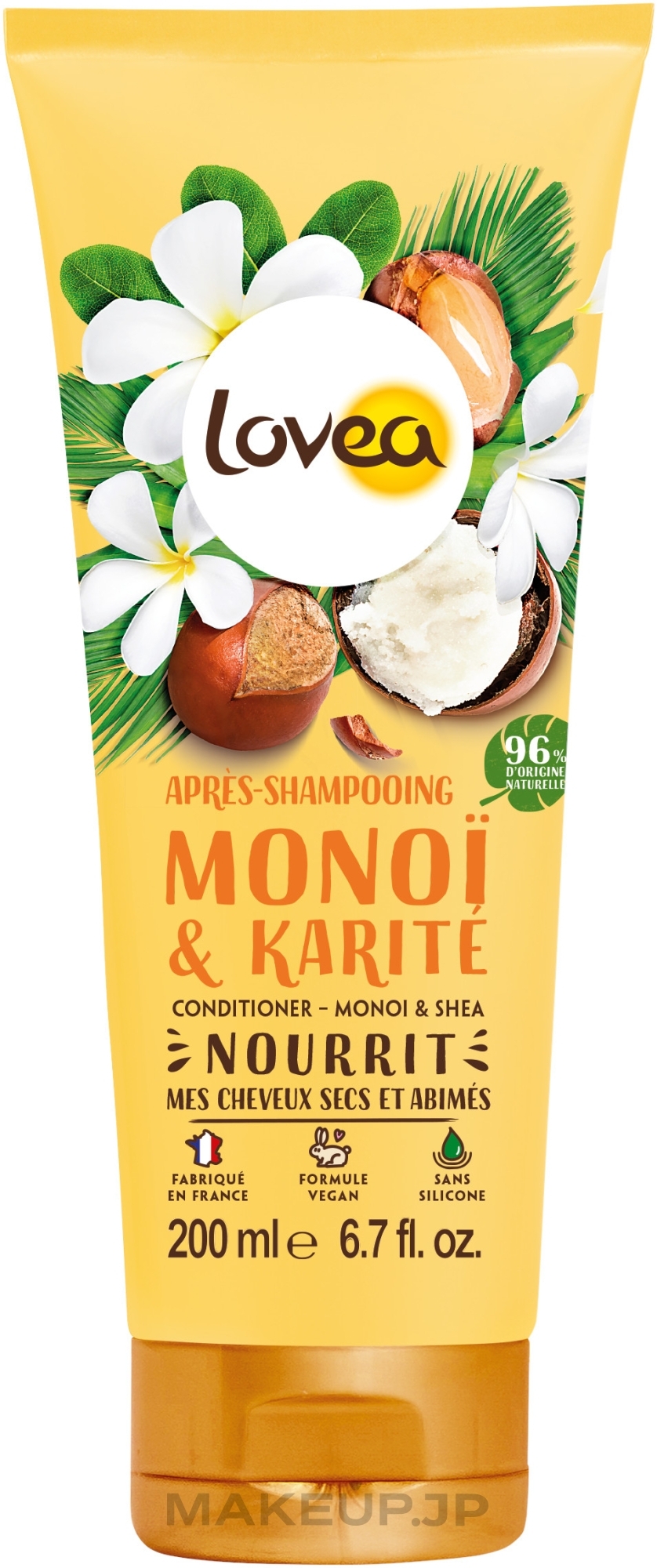 Monoi & Shea Butter Conditioner - Lovea Conditioner Monoi & Shea — photo 200 ml