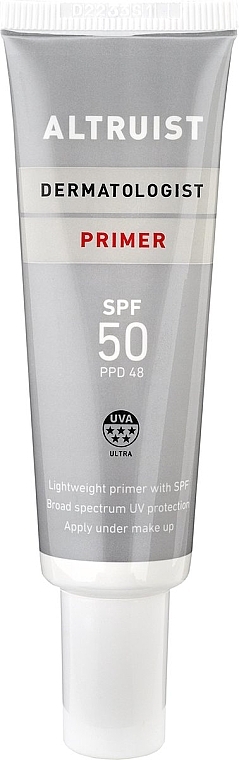 顔用日焼け止めプライマー - Altruist Dermatologist Primer SPF50 — photo N2