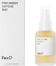 Fragrances, Perfumes, Cosmetics Caffeine Face Mist - FaceD Pure Energy Caffeine Mist