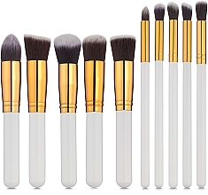 Fragrances, Perfumes, Cosmetics Makeup Brushes Set, 10 pcs - King Rose