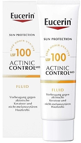 Keratosis & Melanoma Protection Fluid - Eucerin Sun Actinic Control MD SPF 100 Fluid — photo N1