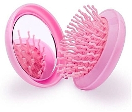 Compact Hair Brush, pink - Martinelia Maze Hair Brush — photo N1