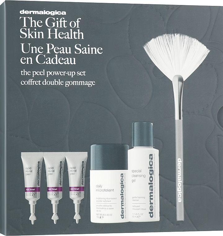 Set - Dermalogica The Peel Power-Up Set (peel/3x3ml+microf/14g+gel/50ml) — photo N1