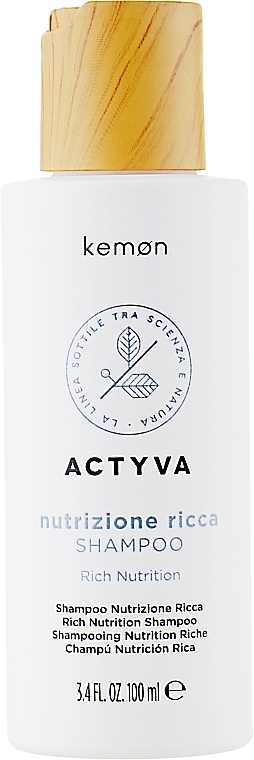 Very Dry Hair Shampoo - Kemon Actyva Nutrizione Ricca Shampoo — photo N1