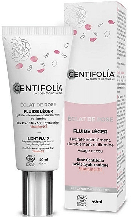 Moisturizing Facial Fluid - Centifolia Rose Radiance Light Fluid — photo N1