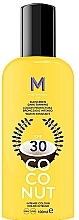 Fragrances, Perfumes, Cosmetics Dark Tanning Sunscreen Cream - Mediterraneo Sun Coconut Sunscreen Dark Tanning SPF30