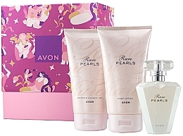 Avon Rare Pearls - Set (edp/50ml + b/lot/150ml + sh/gel/150ml) — photo N1